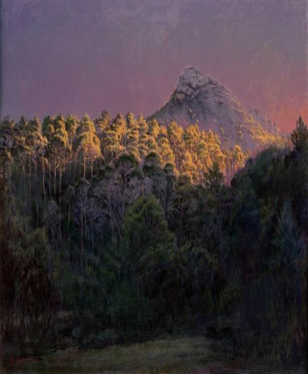 《二十四诗品之纤秾 》布面油画 160cm×250cm，2012-2014