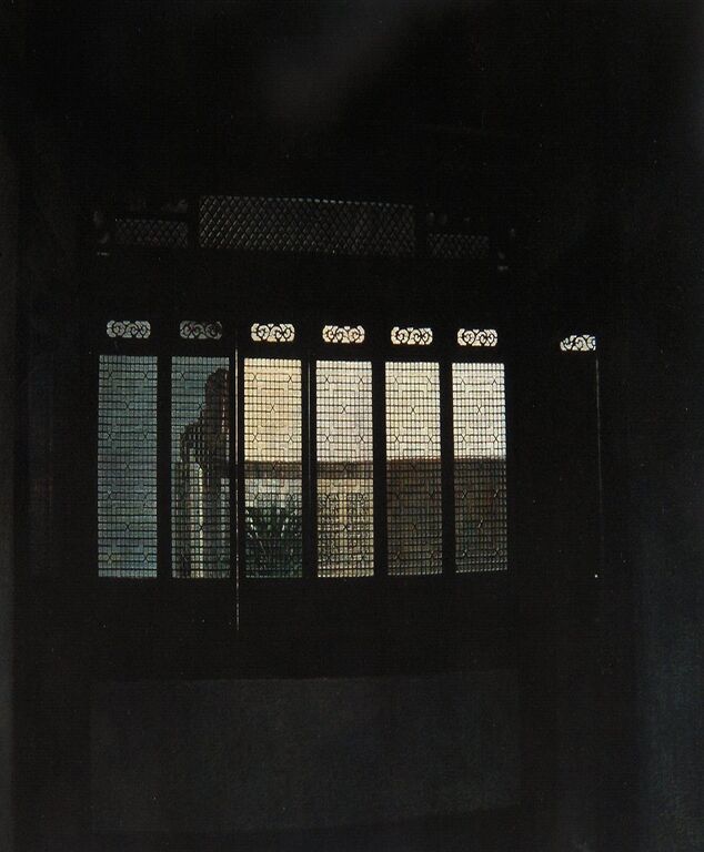 《沉思——蔡元培故居》布面油画142cm×185cm，2005