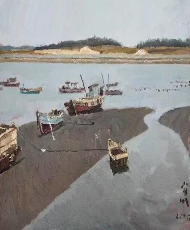 《长岛小调》布面油画50cm×60cm，2011