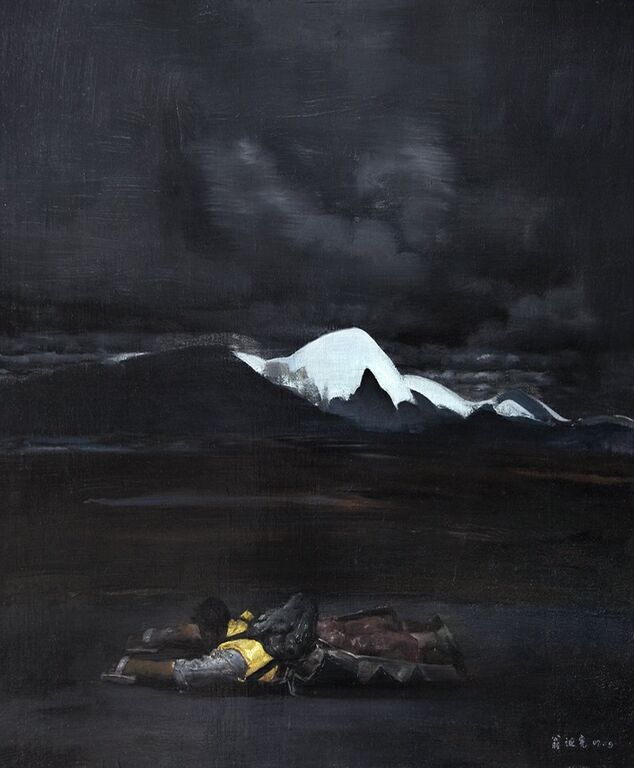 《大地》布面油画160cm×180cm，2012