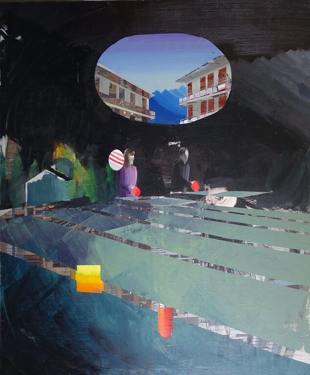《过去岛》布面油画200cmx180cm ，2016