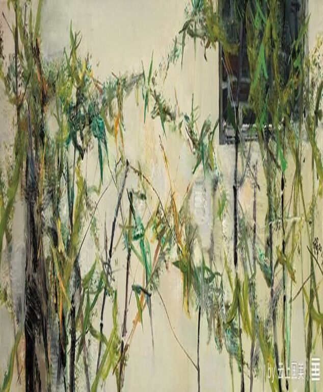 《家园系列之二》布面油画60cm×150cm，2017