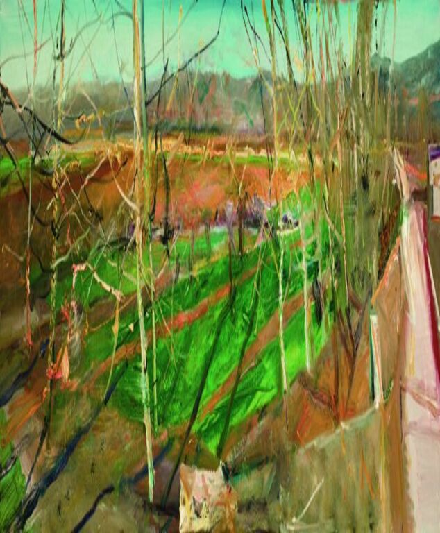 《家园之五》布面油画60cm×150cm，2015