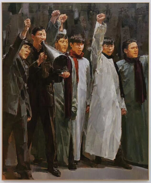《觉醒——1919中国青年》180cm×225cm，2019