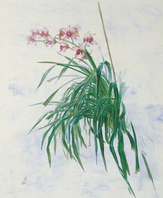 《清幽》布面油画105cm×145cm，1992