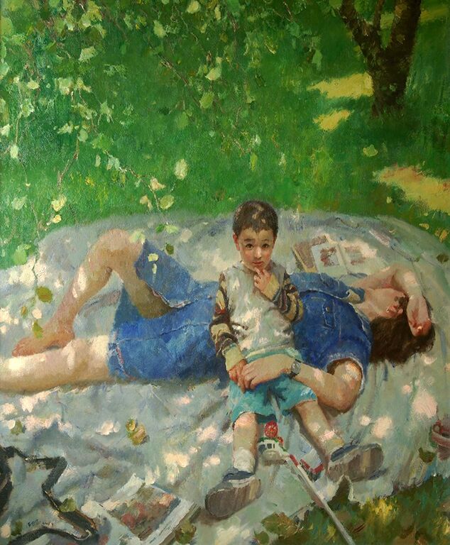 《五月》布面油画170cmx170cm 2004