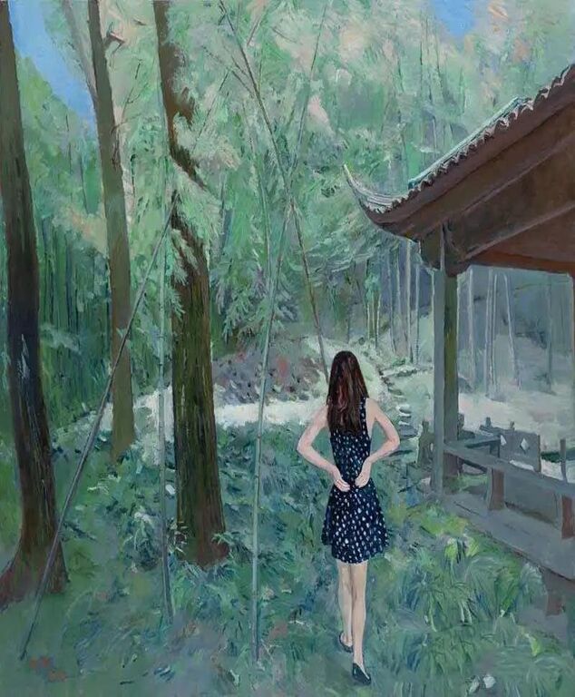 《幽境》布面油画190cm×200cm，2014